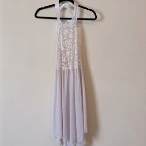 Sheer Cream/White Lace Chemise